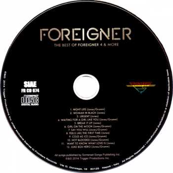 CD Foreigner: The Best Of Foreigner 4 & More 220627