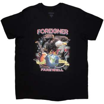 Merch Foreigner: Tričko Farewell Eagle