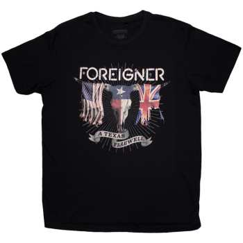 Merch Foreigner: Tričko Texas Farewell