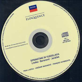 2CD Leoš Janáček: Springtime In Yugoslavia 549596