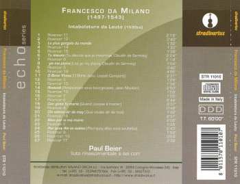 CD Francesco Canova da Milano: Intabolatura Da Leuto (1530ca) 288899