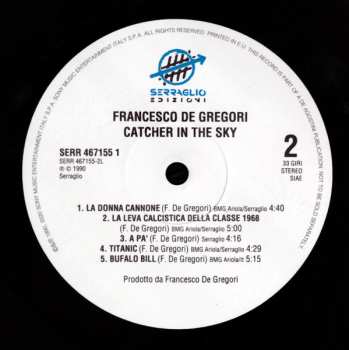 LP Francesco De Gregori: Catcher In The Sky 595119