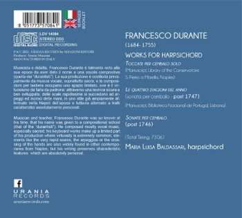 CD Francesco Durante: Works For Harpsichord DIGI 576566