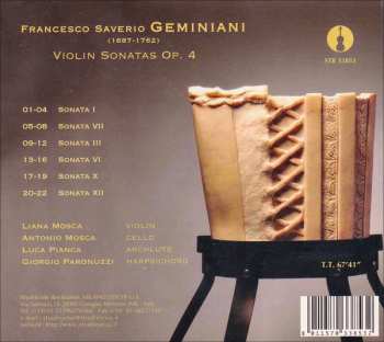 CD Francesco Geminiani: Sonatas Op.4, Vol. 1 190405