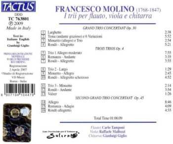 CD Francesco Molino: I Trii Per Flauto Viola E Chitarra 631486