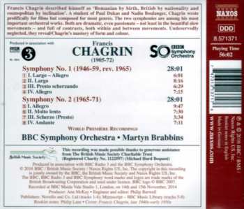 CD Francis Chagrin: Symphonies Nos. 1 And 2 570123