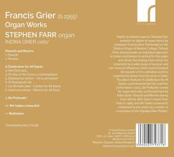 CD Francis Grier: Organ Works 622605