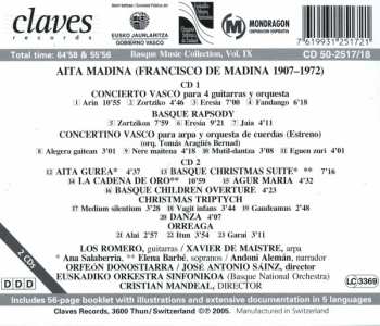 2CD The Romeros: Aita Madina 1907-1972 564540