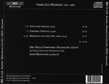 CD Francisco Mignone: Maracatu De Chico Rei · Festa Das Igrejas · Sinfonia Tropical 545636