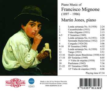 CD Francisco Mignone: Piano Music Of Francisco Mignone 576236