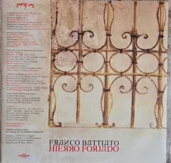 LP Franco Battiato: Hierro Forjado CLR | LTD | NUM 595364