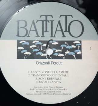 LP Franco Battiato: Orizzonti Perduti 621460