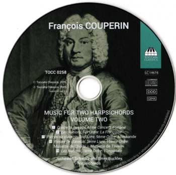 CD François Couperin: Les Nations: Sonates Et Suites De Symphonies En Trio And Other Pieces For Two Harpsichords, Volume Two 656883