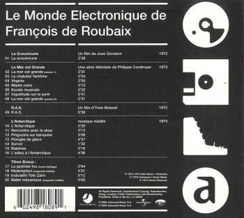 CD François De Roubaix: Le Monde Électronique De François De Roubaix DIGI 525577