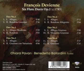 CD François Devienne: 6 Flute Duets, Op. 2 582570