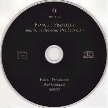 CD François Francœur: Amans, Voulez-Vous Être Heureux? 405555