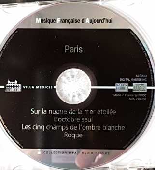 CD François Paris: Sur La Nuque De La Mer Etoilée 657832