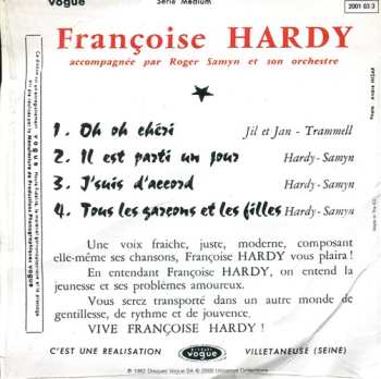 CD Françoise Hardy: J'Suis D'Accord / Tous Les Garçons Et Les Filles 627207