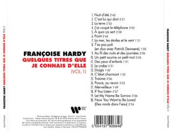 CD Françoise Hardy: Quelques Titres Que Je Connais D'elle (Vol. 1) 645738