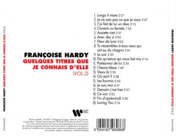 CD Françoise Hardy: Quelques Titres Que Je Connais D'elle (Vol. 2) 630479