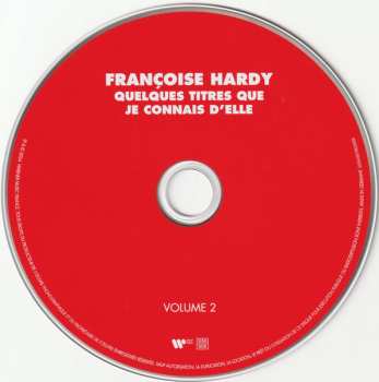 CD Françoise Hardy: Quelques Titres Que Je Connais D'elle (Vol. 2) 630479