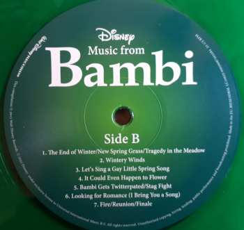 LP Frank Churchill: Music From Bambi LTD | CLR 433297