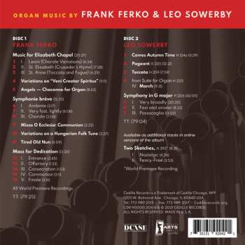 2CD Frank Ferko: Organ Music By Frank Ferko & Leo Sowerby 581971