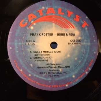 LP Frank Foster: Here And Now 587597