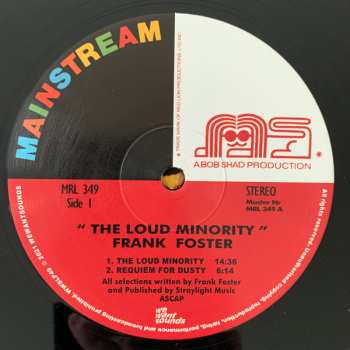 LP Frank Foster: The Loud Minority DLX | LTD 548515