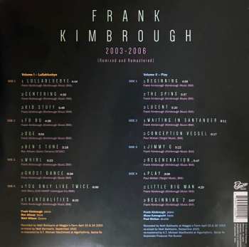 4LP Frank Kimbrough: 2003-2006 - Volume One: Lullabluebye / Volume Two: Play 647785