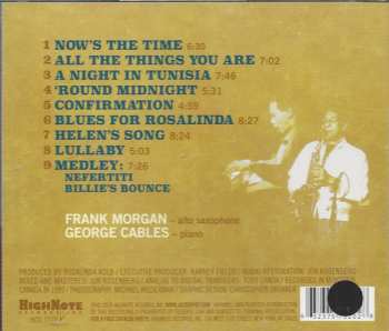 CD Frank Morgan: Montreal Memories 544061