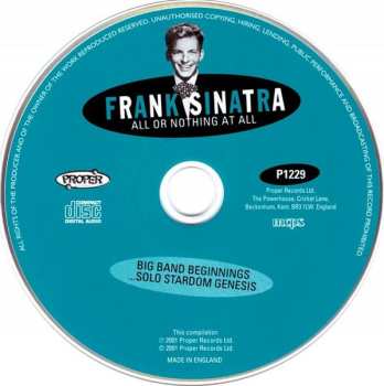 4CD/Box Set Frank Sinatra: All Or Nothing At All 637859