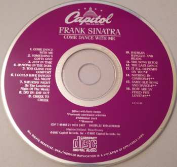 CD Frank Sinatra: Come Dance With Me! 320757