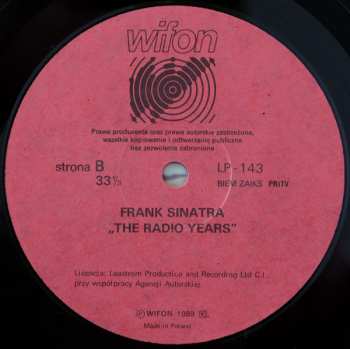 LP Frank Sinatra: The Radio Years 357237