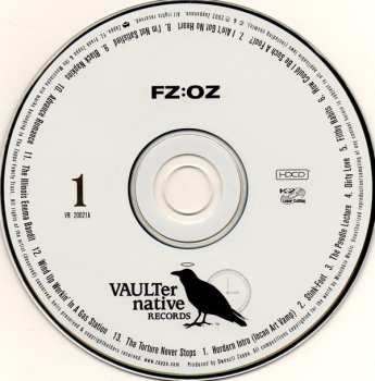 2CD Frank Zappa: FZ:OZ 44068