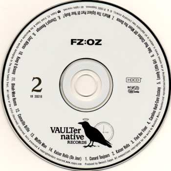 2CD Frank Zappa: FZ:OZ 44068