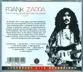 CD Frank Zappa: Live At The Palladium New York Halloween 1977 423767