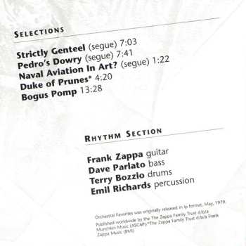 CD Frank Zappa: Orchestral Favorites 621204