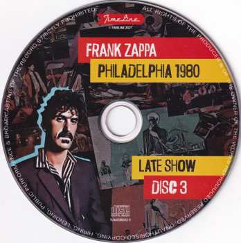 4CD/Box Set Frank Zappa: Philadelphia 1980 394850