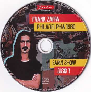 4CD/Box Set Frank Zappa: Philadelphia 1980 394850