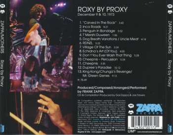 CD Frank Zappa: Roxy By Proxy 31108