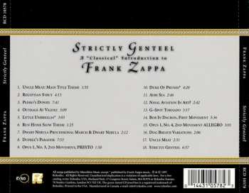 CD Frank Zappa: Strictly Genteel 622592