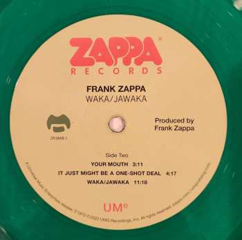 LP Frank Zappa: Waka / Jawaka CLR | LTD 650678