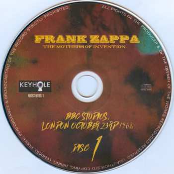 2CD Frank Zappa: Live In London & Paris 1968 547160