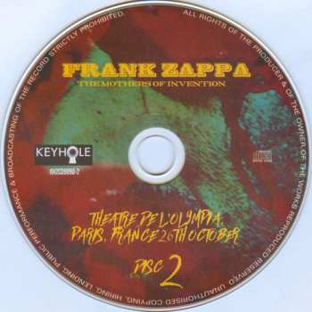 2CD Frank Zappa: Live In London & Paris 1968 547160