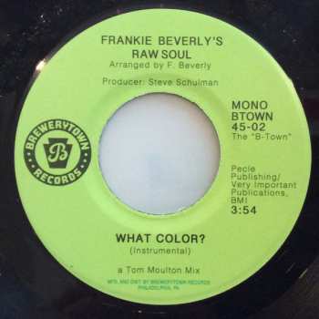 SP Frankie Beverly's Raw Soul: What Color? 612569