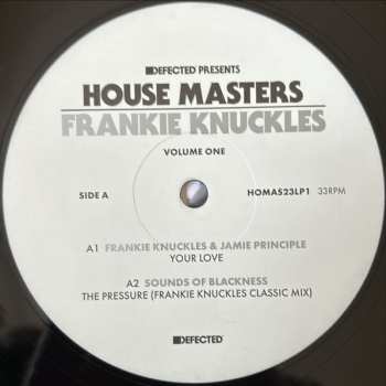 2LP Frankie Knuckles: House Masters (Volume One) 633893