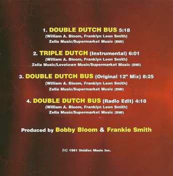 CD Frankie Smith: Double Dutch Bus / Triple Dutch 638353