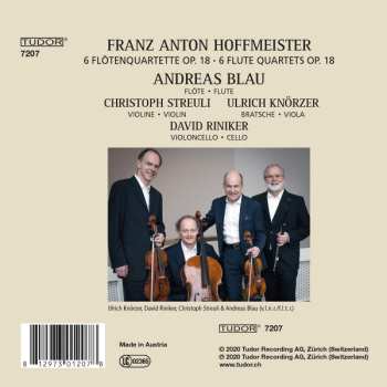 CD Franz Anton Hoffmeister: 6 Flute Quartets Op. 18 557454