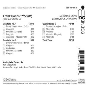 CD Franz Danzi: Flute Quartets, Op. 56 545857